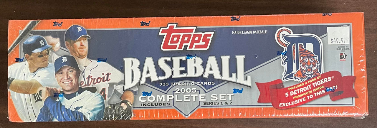 2005 Topps Baseball Complete Factory Set Sealed w/ Detroit Tigers Pack