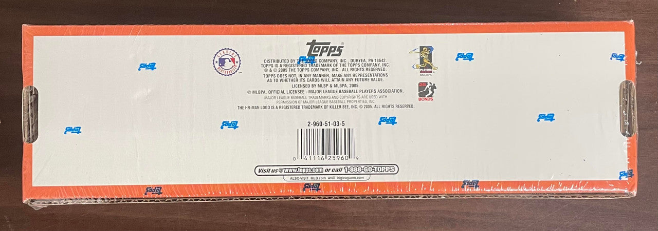 2005 Topps Baseball Complete Factory Set Sealed w/ Detroit Tigers Pack