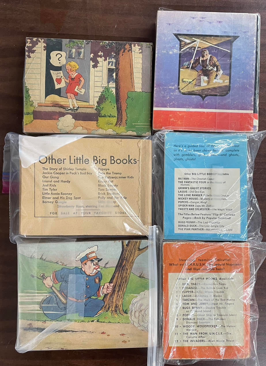 Vintage Big Little Book lot of 6 West Point Ghost Stories  Pete and the Tramp