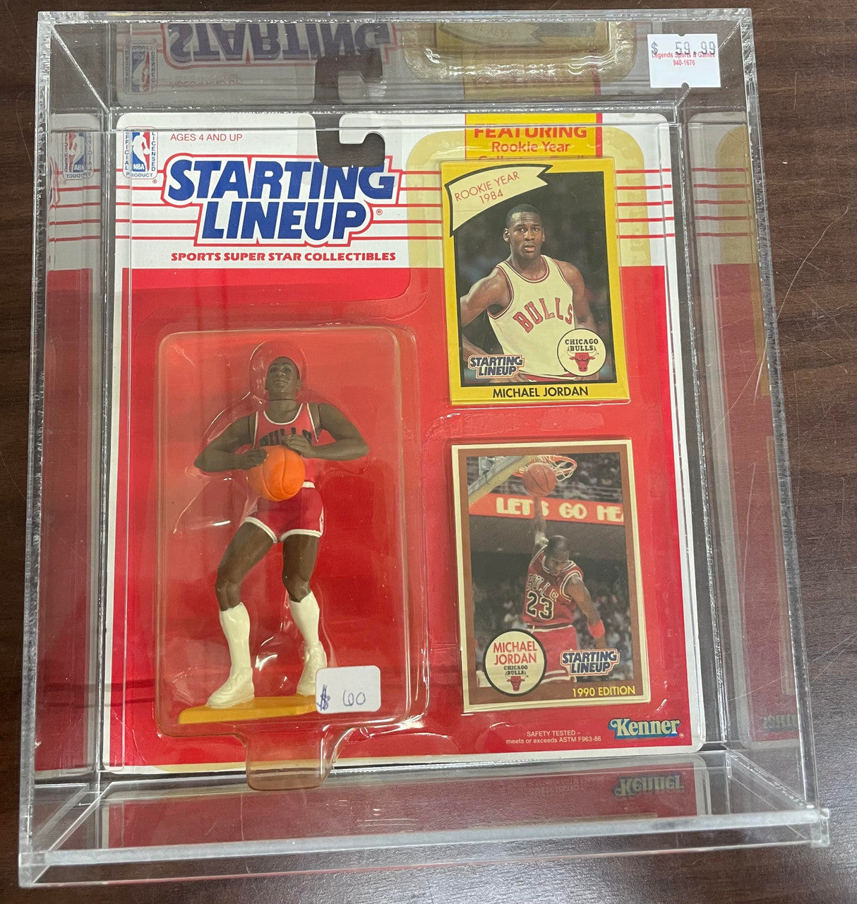 1990 Kenner Starting Lineup Michael Jordan Action Figure NIB