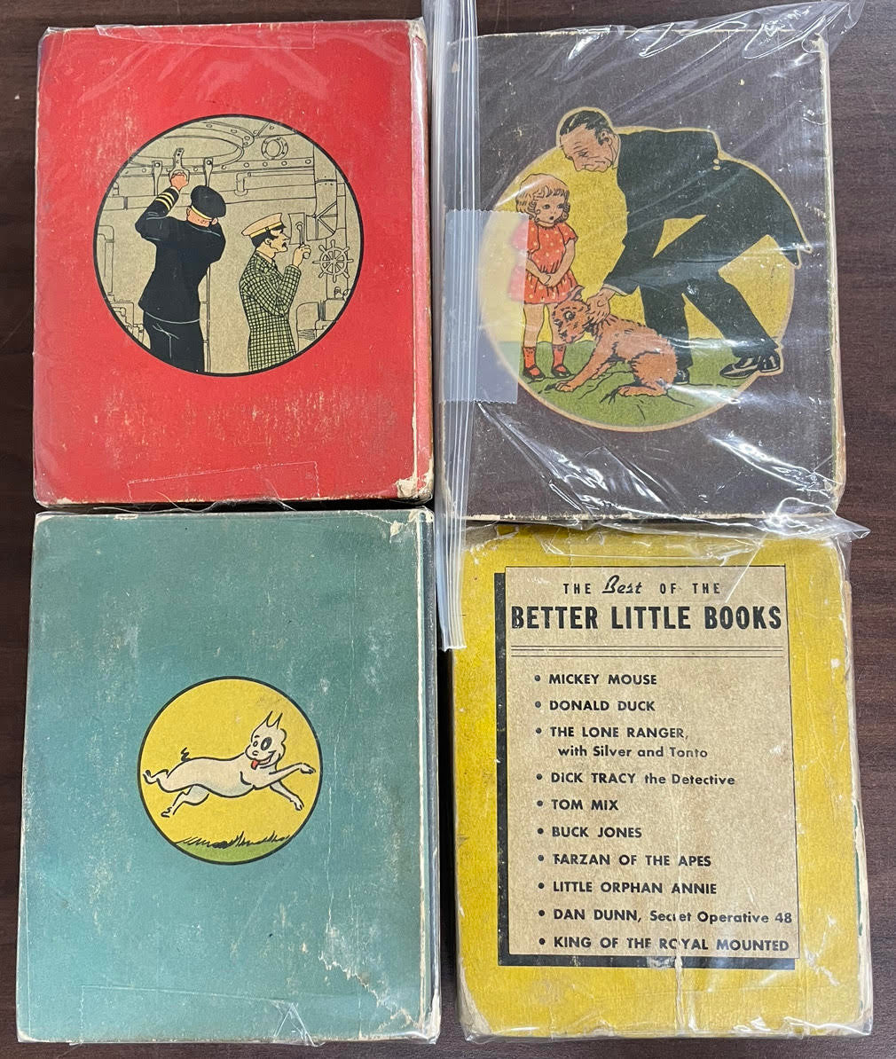 Vintage Big Little Book lot of 4 Uncle Don Reg'lar Fellers Little Miss Muffet