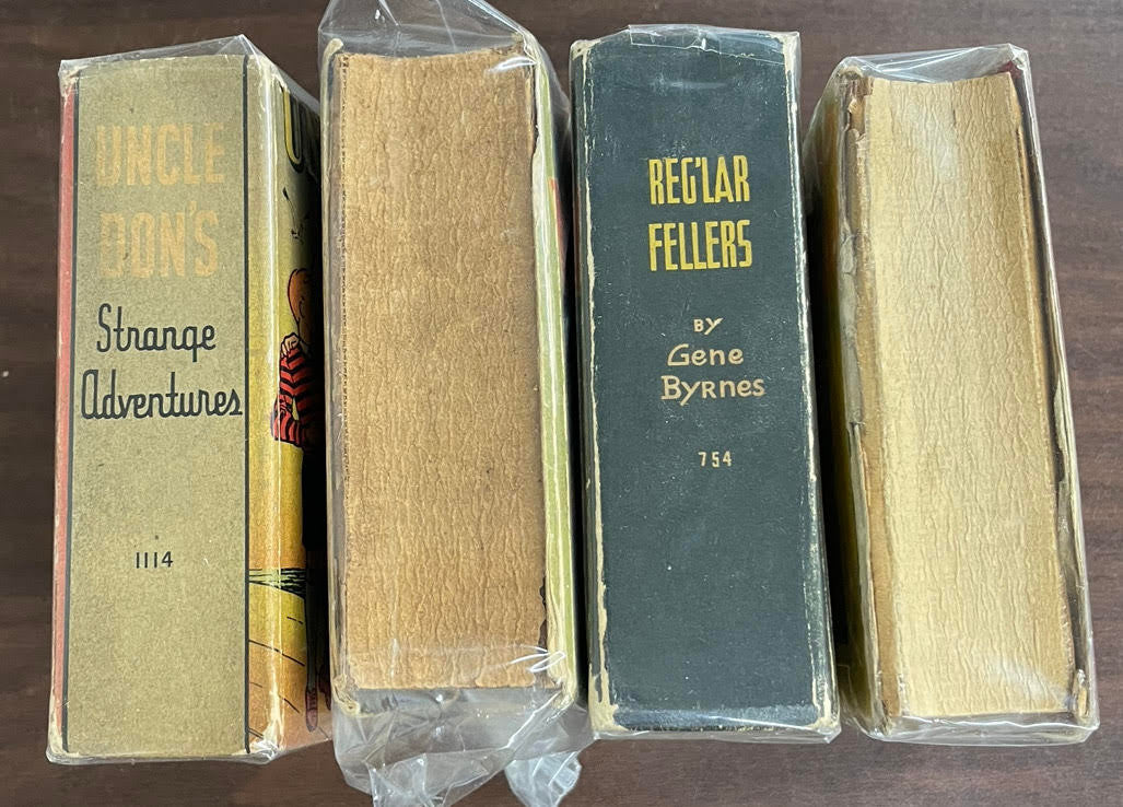 Vintage Big Little Book lot of 4 Uncle Don Reg'lar Fellers Little Miss Muffet