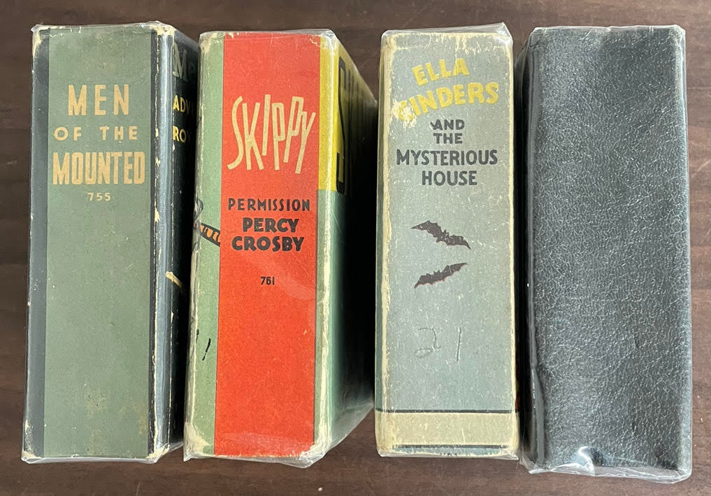 Vintage Big Little Book lot of 4 Men of the Mounted Ella Cinders Tailspin Tommy