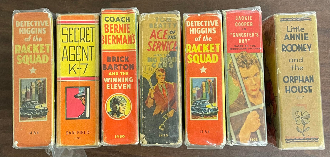 Vintage Big/Better Little Book lot of 7 Coach Bernie Agent K-7 Jackie Cooper