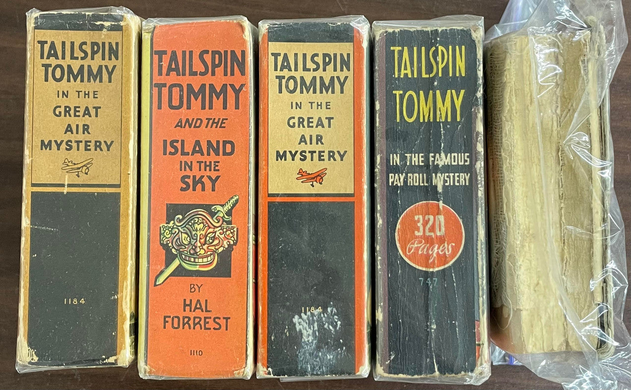 Vintage Big Little Book lot of 5 Tailspin Tommy