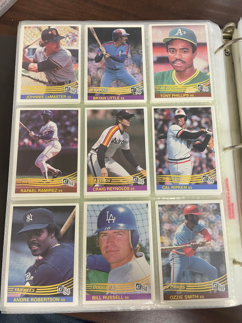 1984 Donruss Baseball Complete Set (660) NM-MT w/ DK, Action AS & Champions