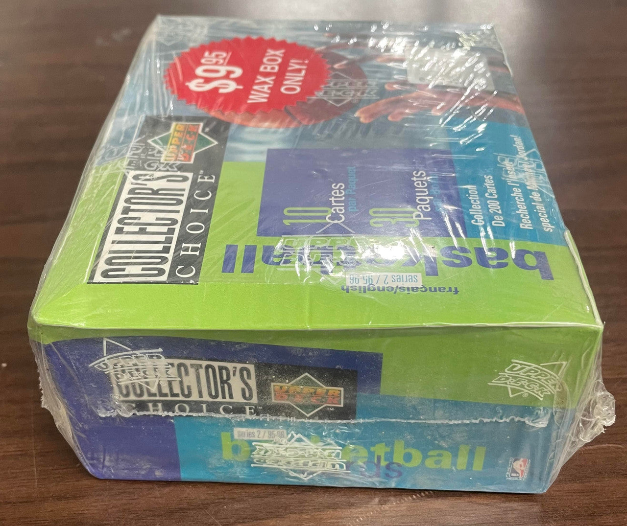 1995-96 Collector's Choice Series 2 Basketball 30-Pack Box French Factory Sealed