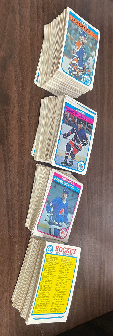 1982-83 O-Pee-Chee OPC Hockey Complete Set (396) NM-MT