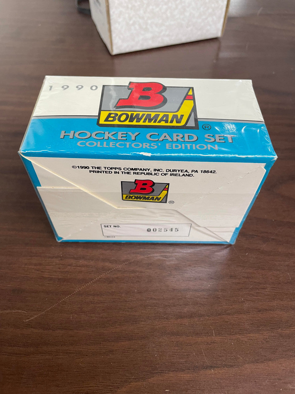 1990-91 Bowman Hockey Tiffany Set Factory Sealed 2545/5000