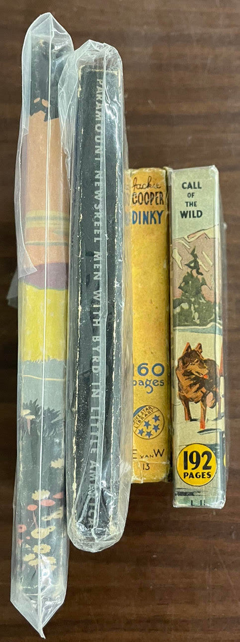 Vintage A Lynn Book/Five Star Library lot of 4 Call of the Wild Jackie Cooper