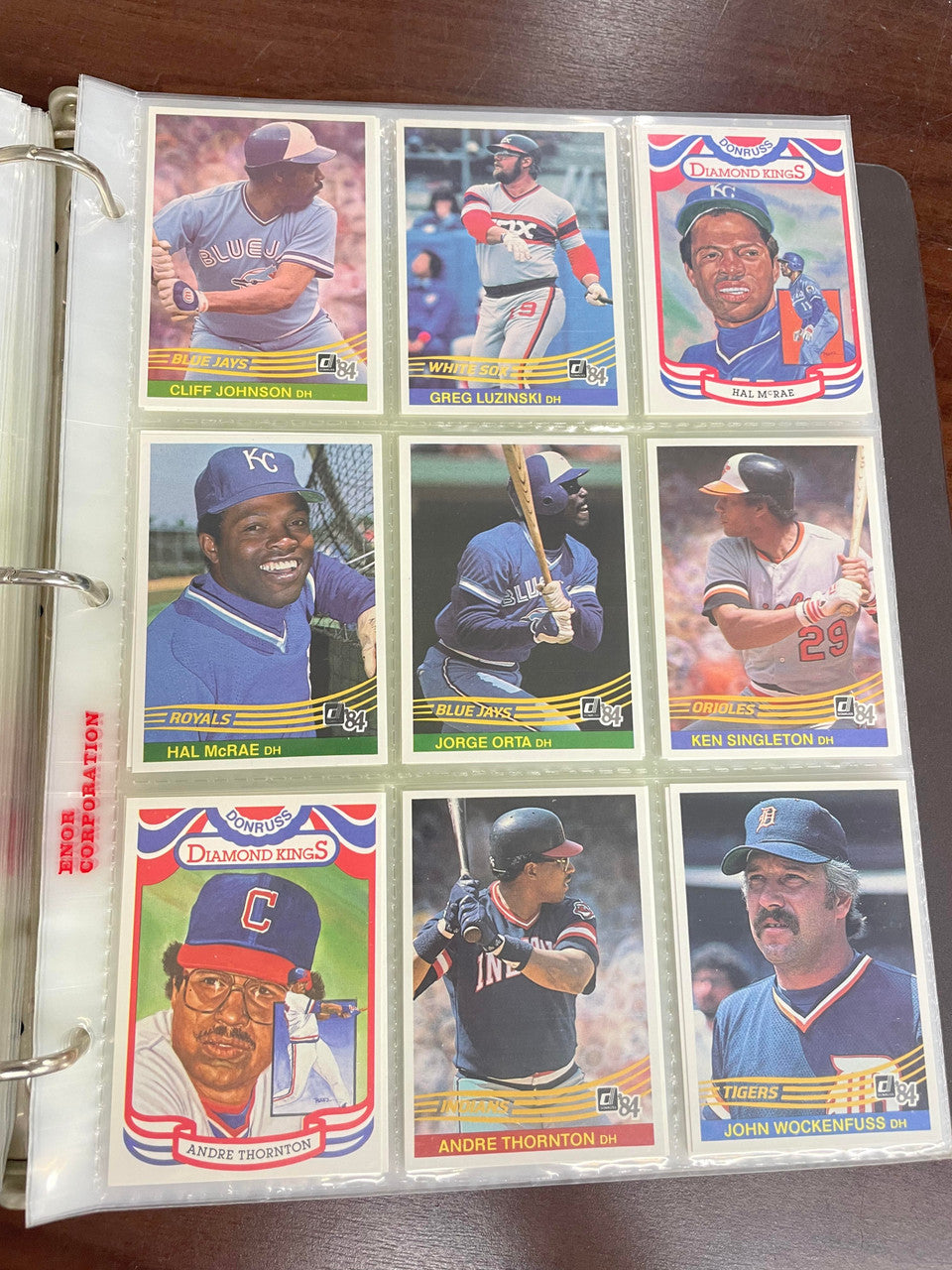 1984 Donruss Baseball Complete Set (660) NM-MT w/ DK, Action AS & Champions