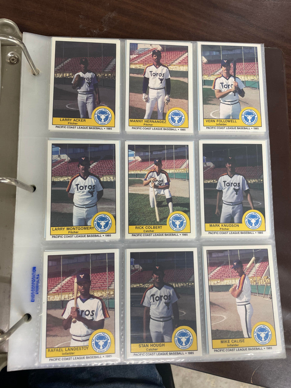 1984 Cramer PCL Pacific Coast League Baseball Complete Set (250) NM-MT