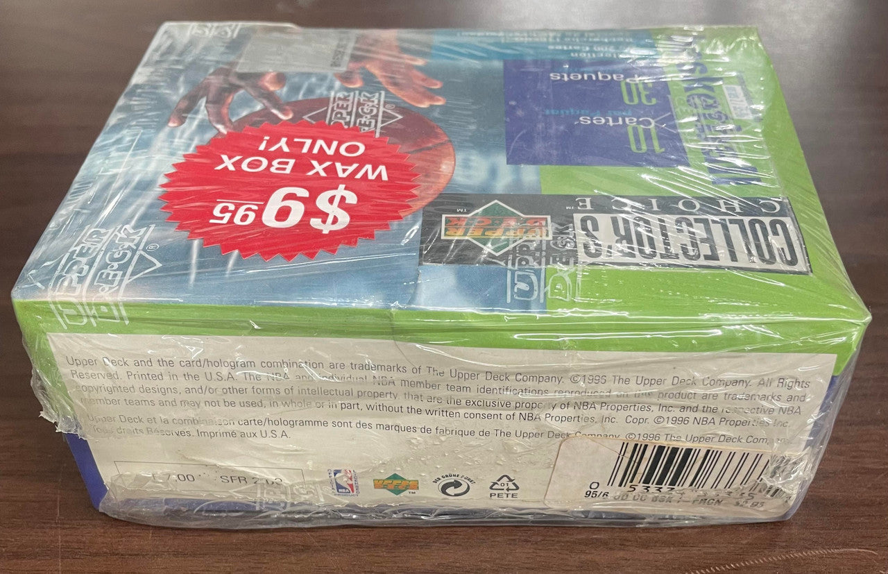 1995-96 Collector's Choice Series 2 Basketball 30-Pack Box French Factory Sealed