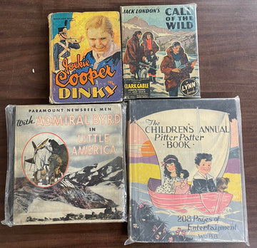 Vintage A Lynn Book/Five Star Library lot of 4 Call of the Wild Jackie Cooper