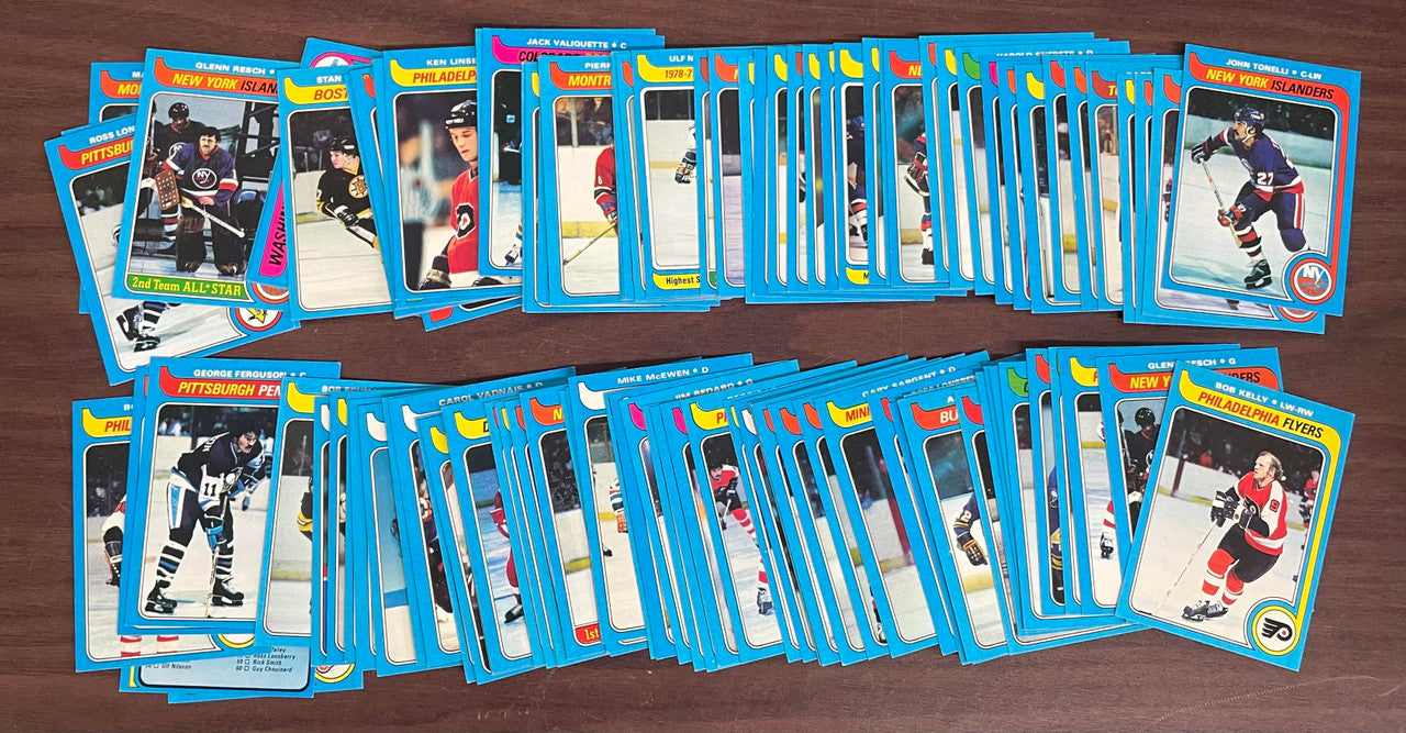 1979-80 Topps Hockey Partial Set 110/264 NM + 8 Duplicates