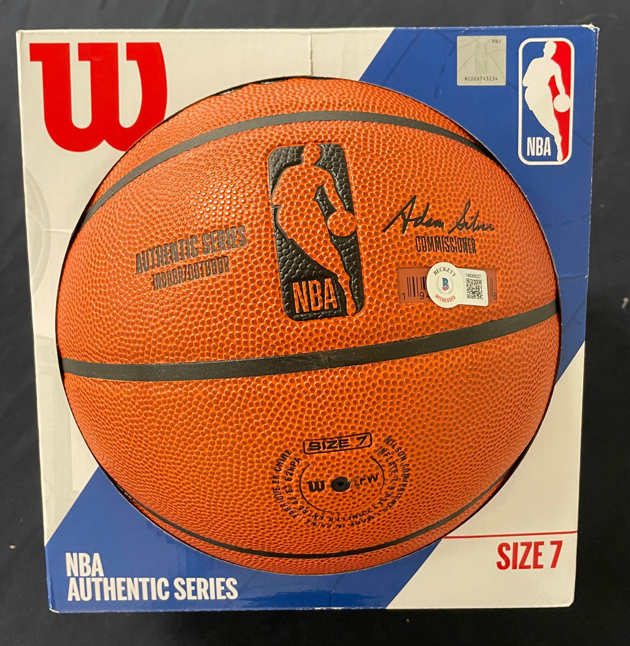 Tyler Herro Signed Autographed Wilson Basketball Beckett