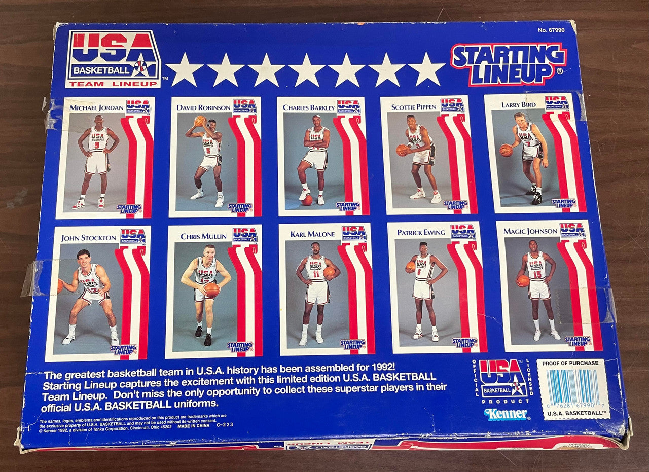1992 Kenner Starting Lineup USA Basketball Dream Team Jordan Bird Magic NIB