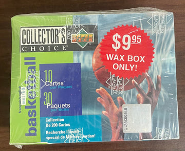 1995-96 Collector's Choice Series 2 Basketball 30-Pack Box French Factory Sealed