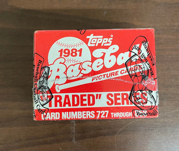 1981 Topps Traded Baseball Complete Set BBCE Wrapped and Sealed