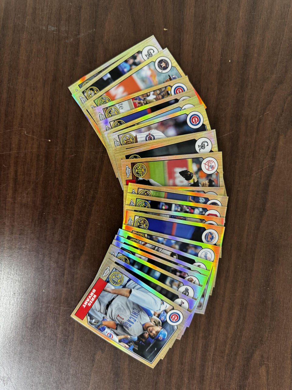 2017 Topps Chrome Baseball 1987 Refractor Complete Set (25) Aaron Judge