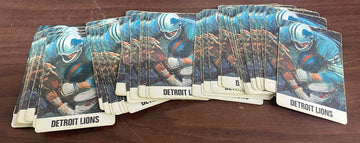 1966 Stancraft Dave Boss Detroit Lions Deck of 54 Playing Cards EX