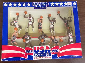 1992 Kenner Starting Lineup USA Basketball Dream Team Jordan Bird Magic NIB