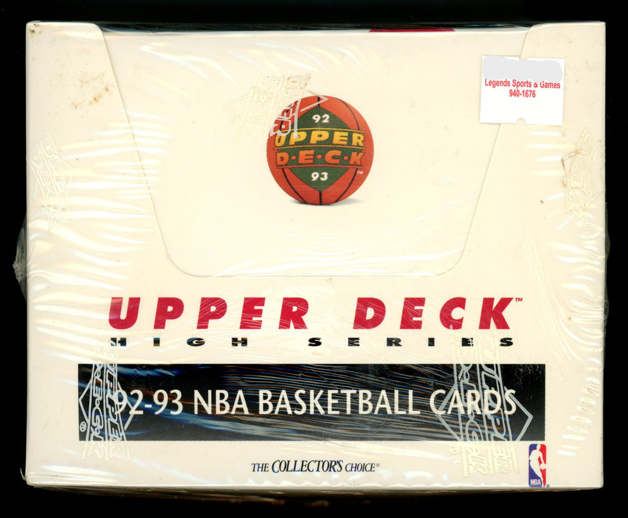 1992/93 Upper Deck High Series Basketball Jumbo Box Factory Sealed