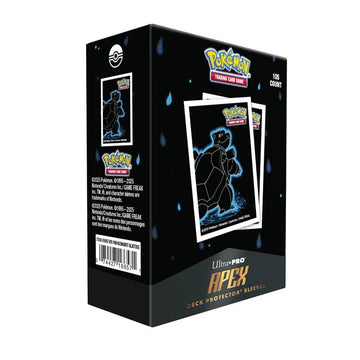 Ultra Pro: Pokemon Neon Kanto 105ct Apex Standard Sleeves - Blastoise
