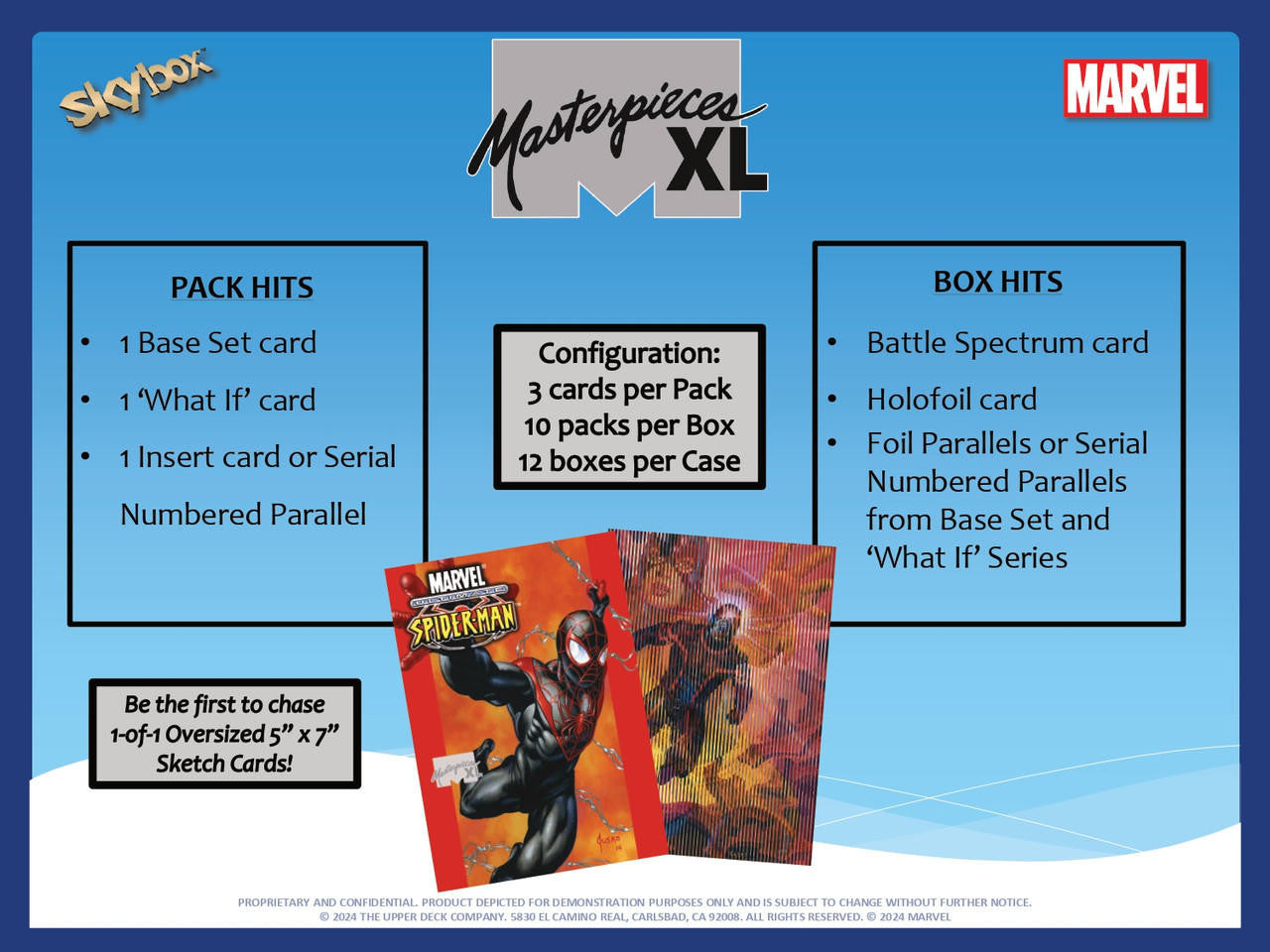 2024 Upper Deck Marvel Masterpieces XL Hobby Box