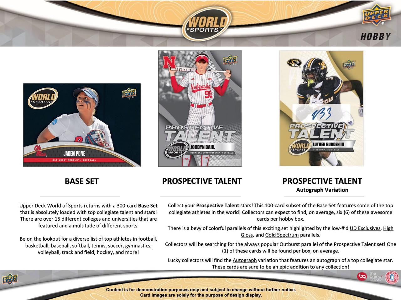 2025 Upper Deck World of Sports Volume 1 Hobby Case (12)