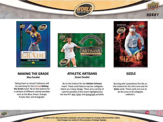 2025 Upper Deck World of Sports Volume 1 Hobby Box