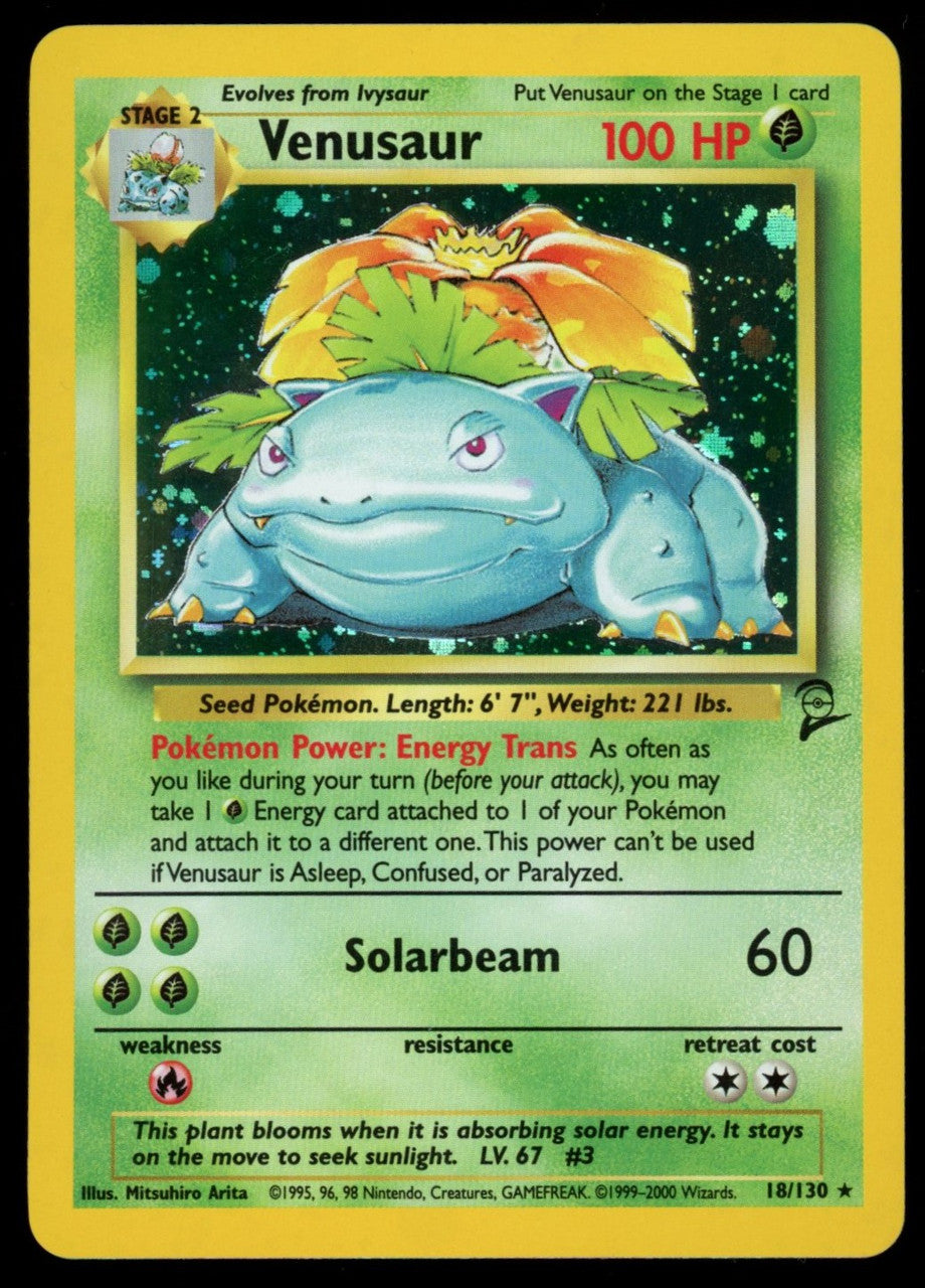 Pokemon Venusaur Base Set 2 Holo #18/130