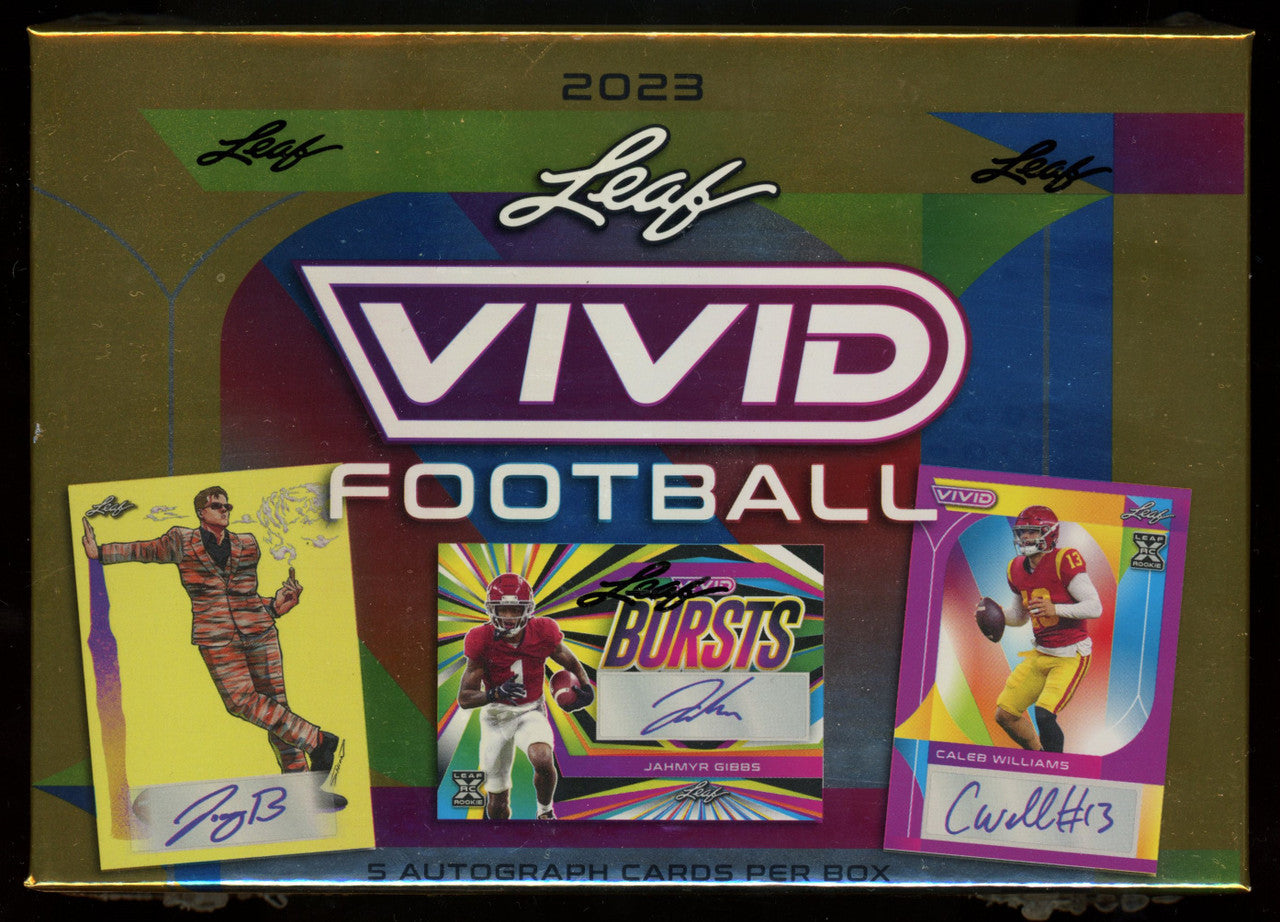 2023 Leaf Vivid Football Hobby Box
