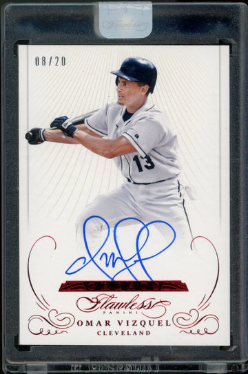 2016 Flawless Greats Omar Vizquel Auto /20 #GA-OV