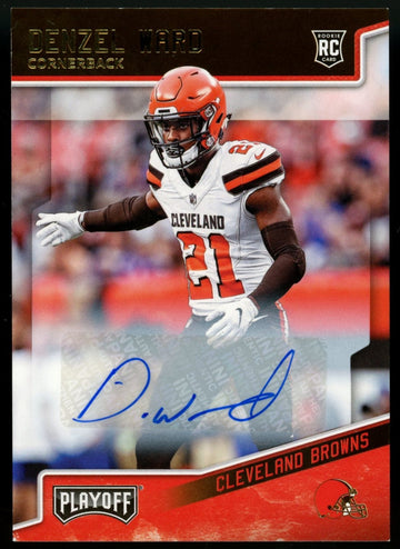 2018 Playoff Denzel Ward RC Auto #241