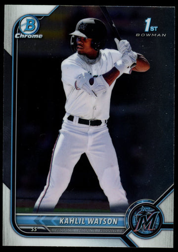 2022 Bowman Chrome Kahlil Watson 1st Bowman #BCP-3