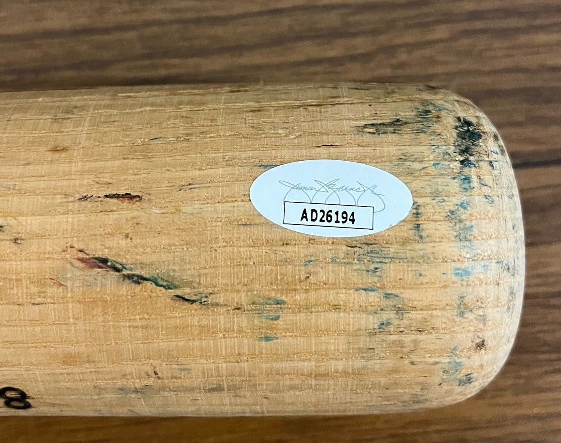 Lou Whitaker Game Used Bat Signed By Mickey Stanley & Bill Freehan JSA