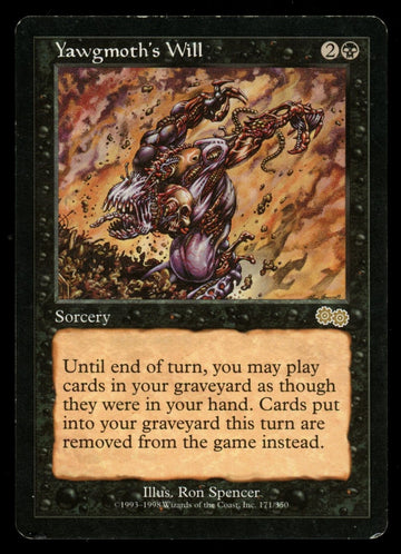 Magic Yawgmoth's Will Urza's Saga #171/350 HP